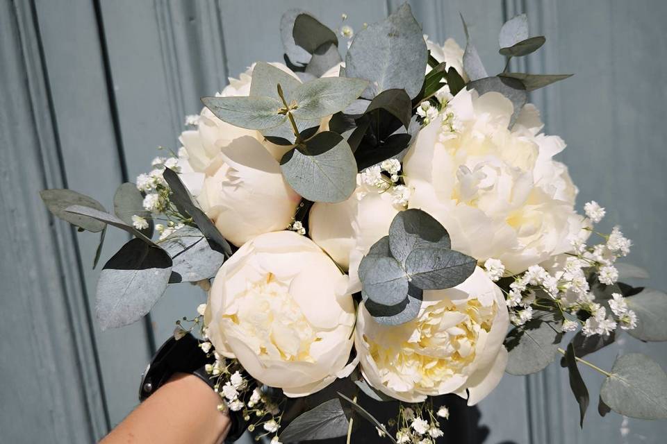 La douceur des pivoines, réalisation des Fleurs du Boutonnet